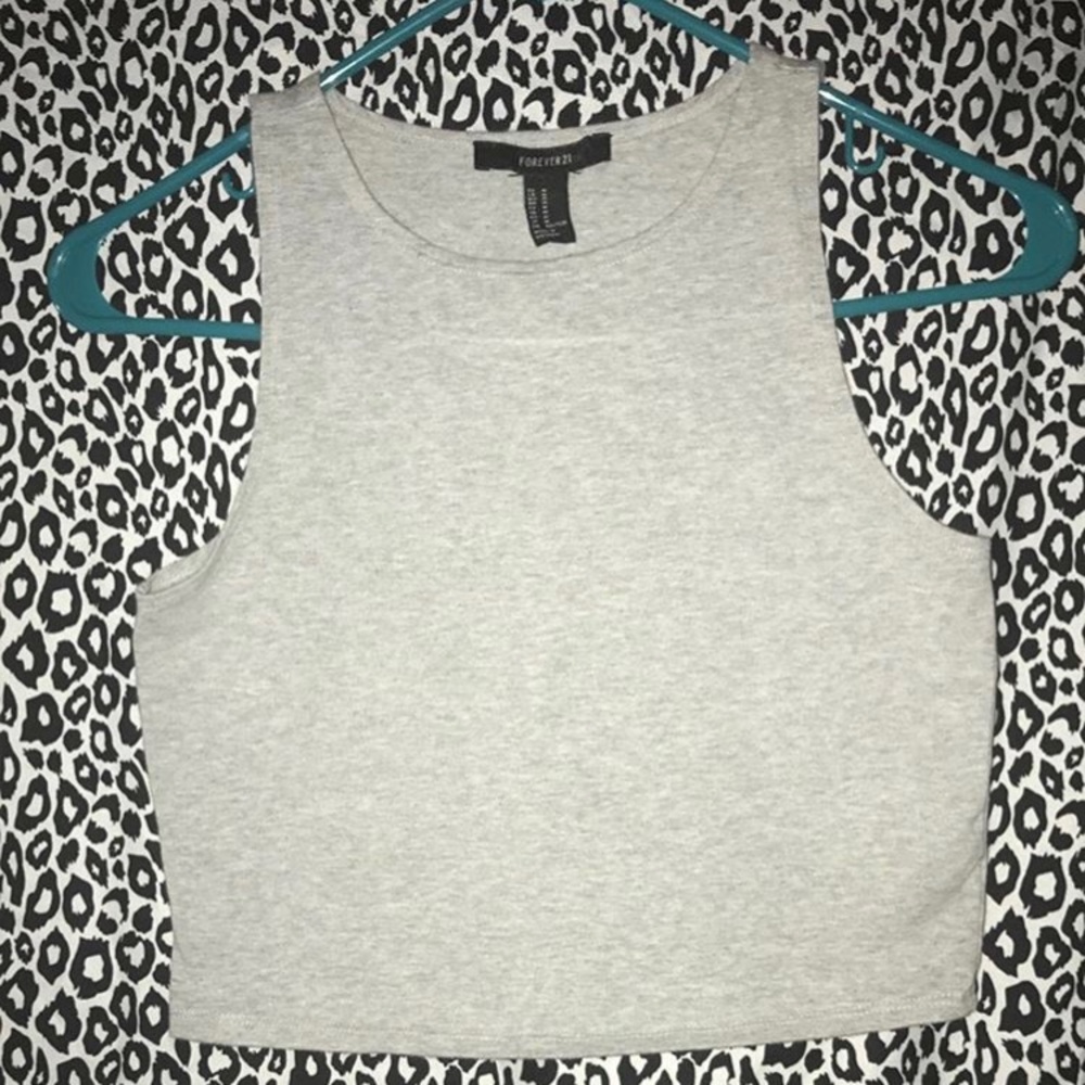 Hi I’m selling a gray crop top